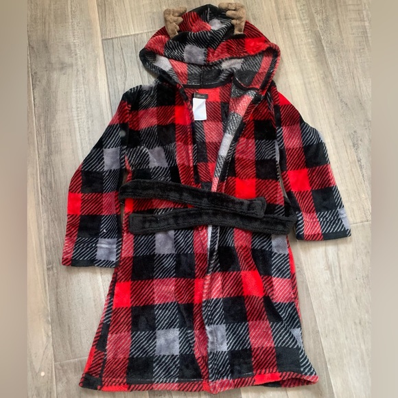 Preowned Cuddl Duds Reindeer Bath Robe. - Picture 1 of 7